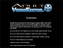 Tablet Screenshot of adult-video-editor.com